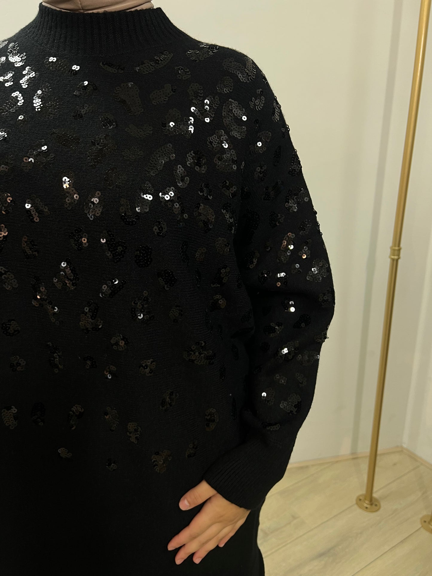 Twinset met pailletten