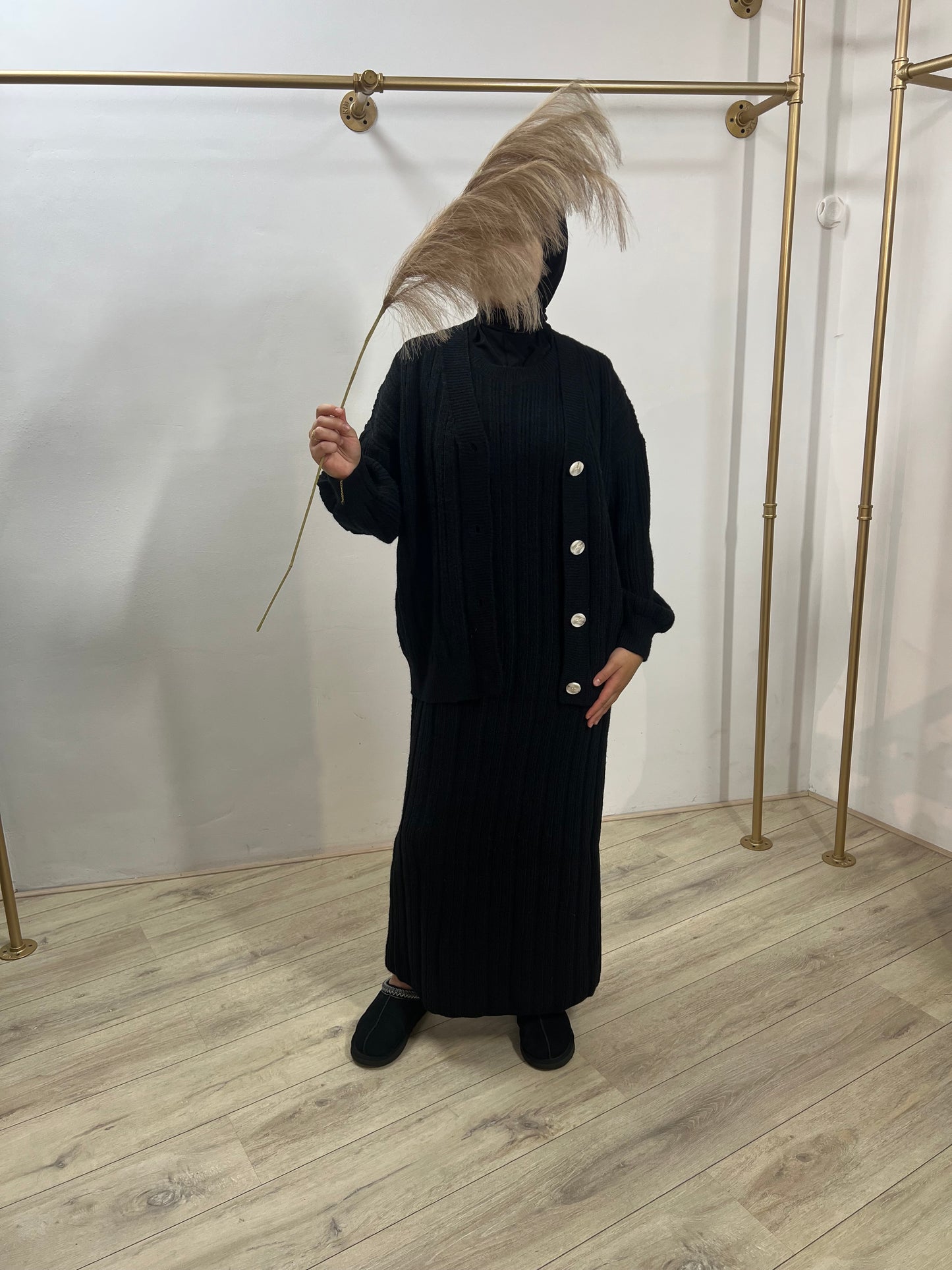 Twinset jurk met vest