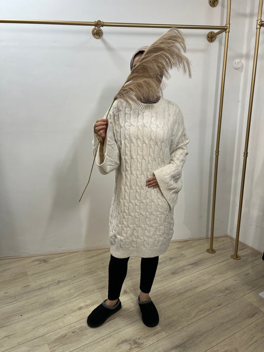 Halflange wollen trui