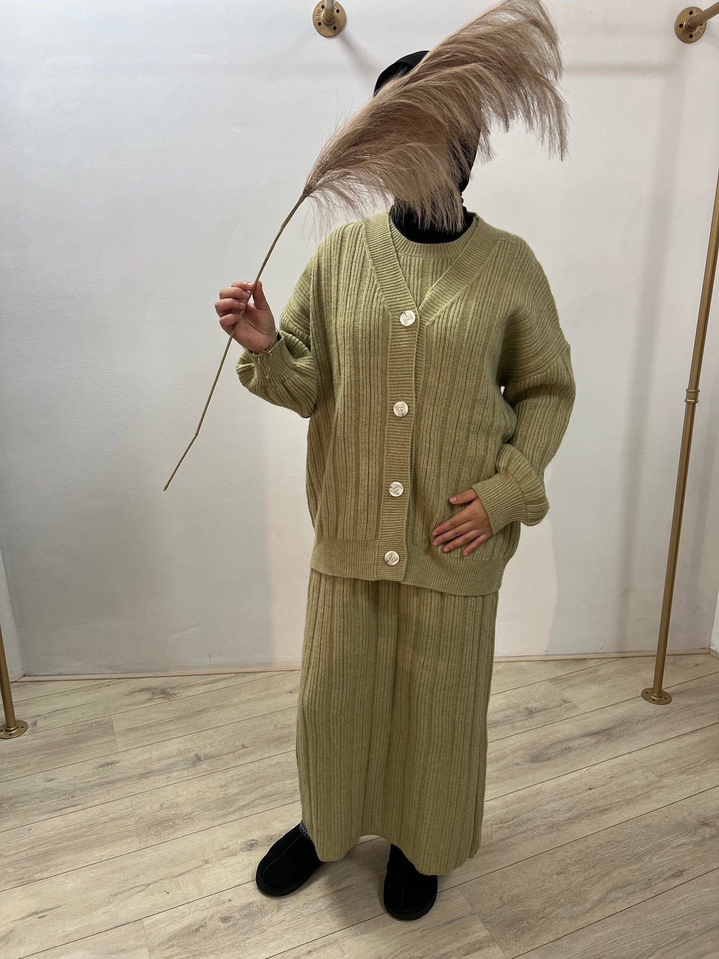 Twinset jurk met vest