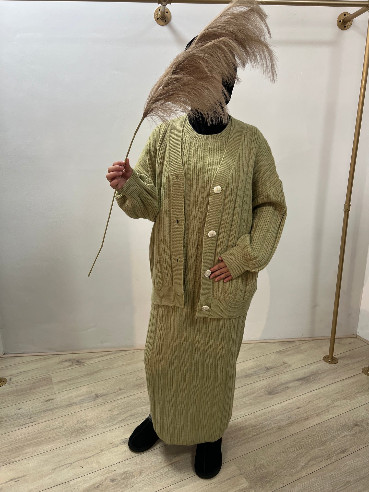 Twinset jurk met vest