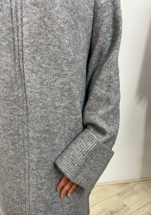 Wollen jurk met details