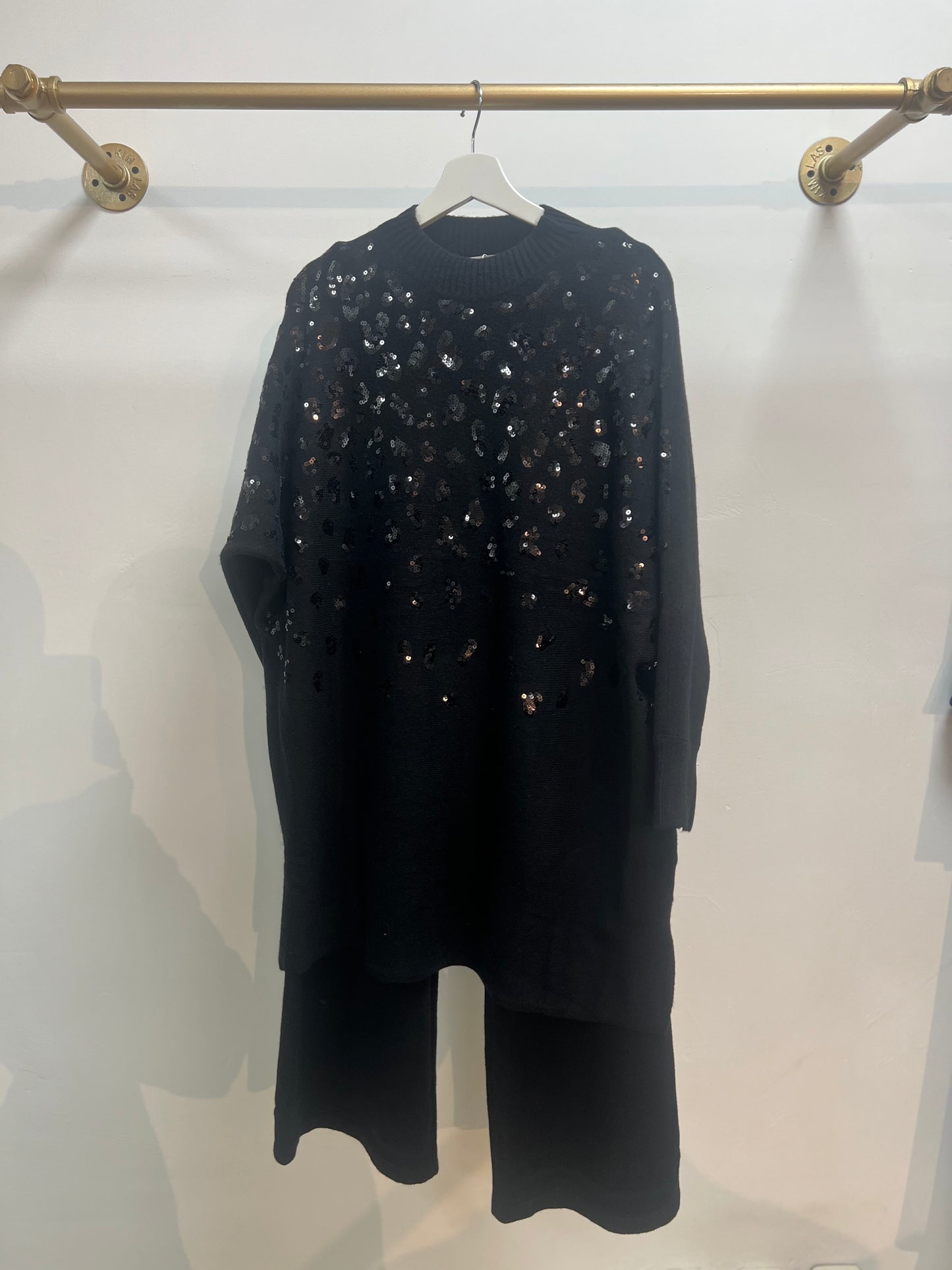 Twinset met pailletten