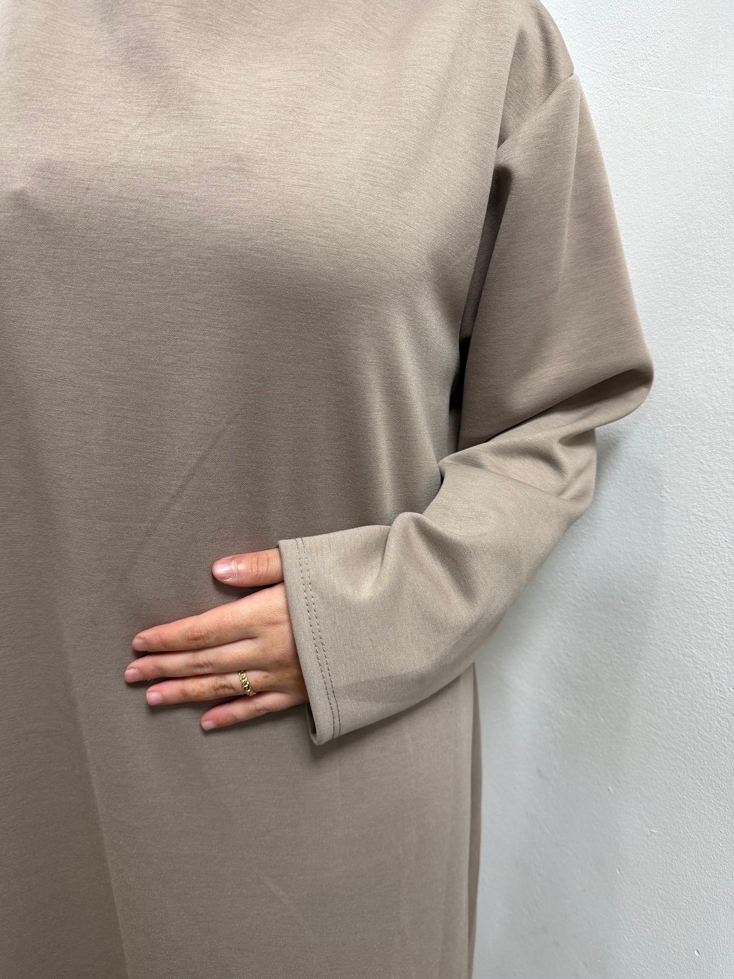 NIEUW - Jurk met hoge hals