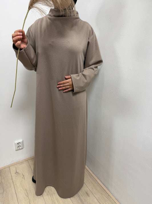 NIEUW - Jurk met hoge hals