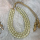 Traditionele sieraden - Kralenketting crème