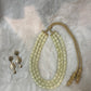 Traditionele sieraden - Kralenketting crème