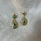 Traditionele sieraden - Goud met groen - Oorbellen Amira