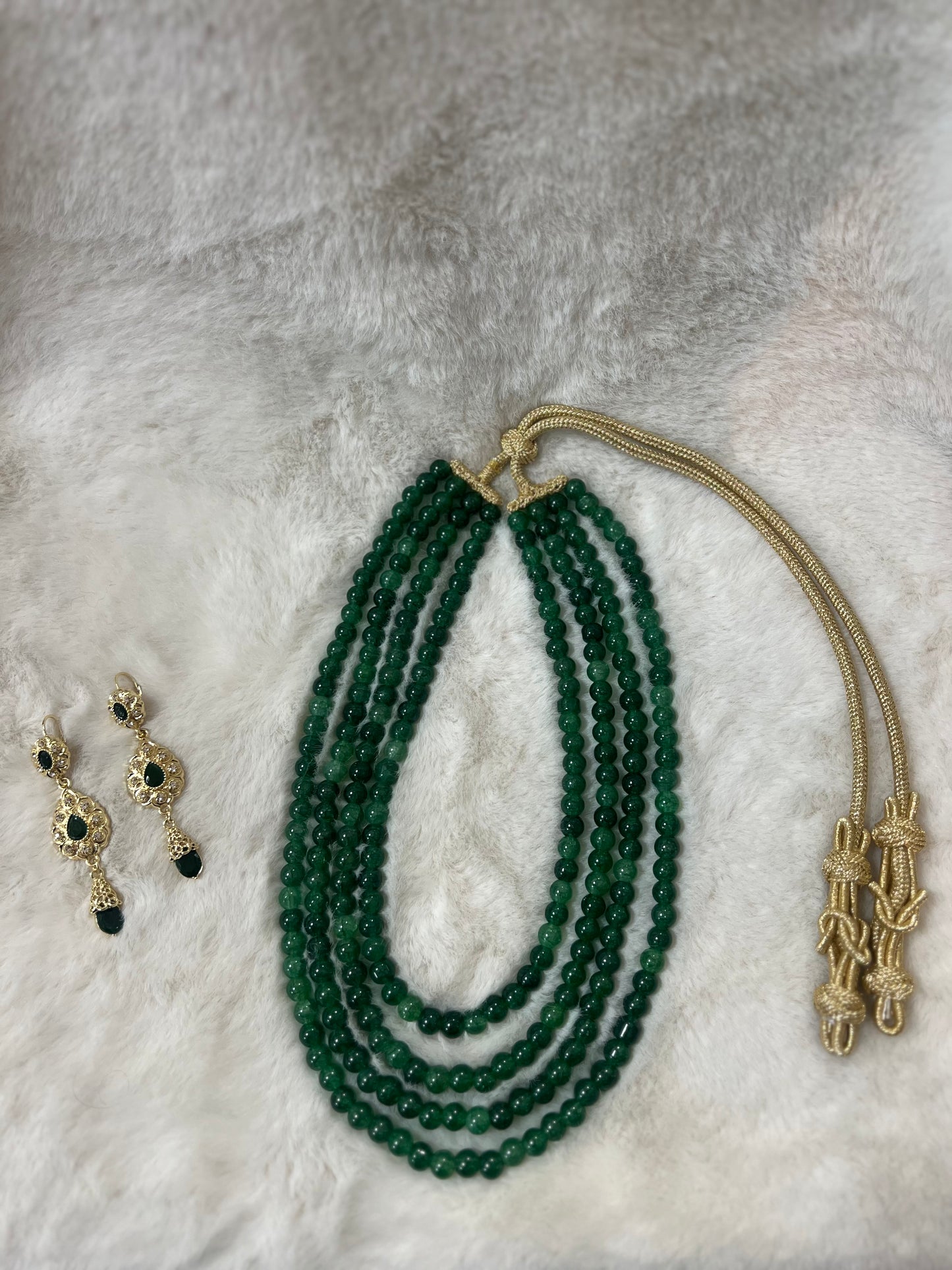Traditionele sieraden set - Groen
