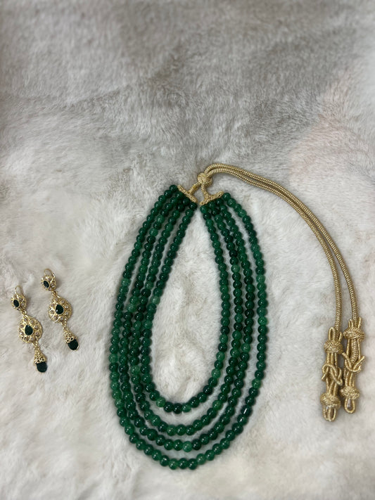 Traditionele sieraden set - Groen