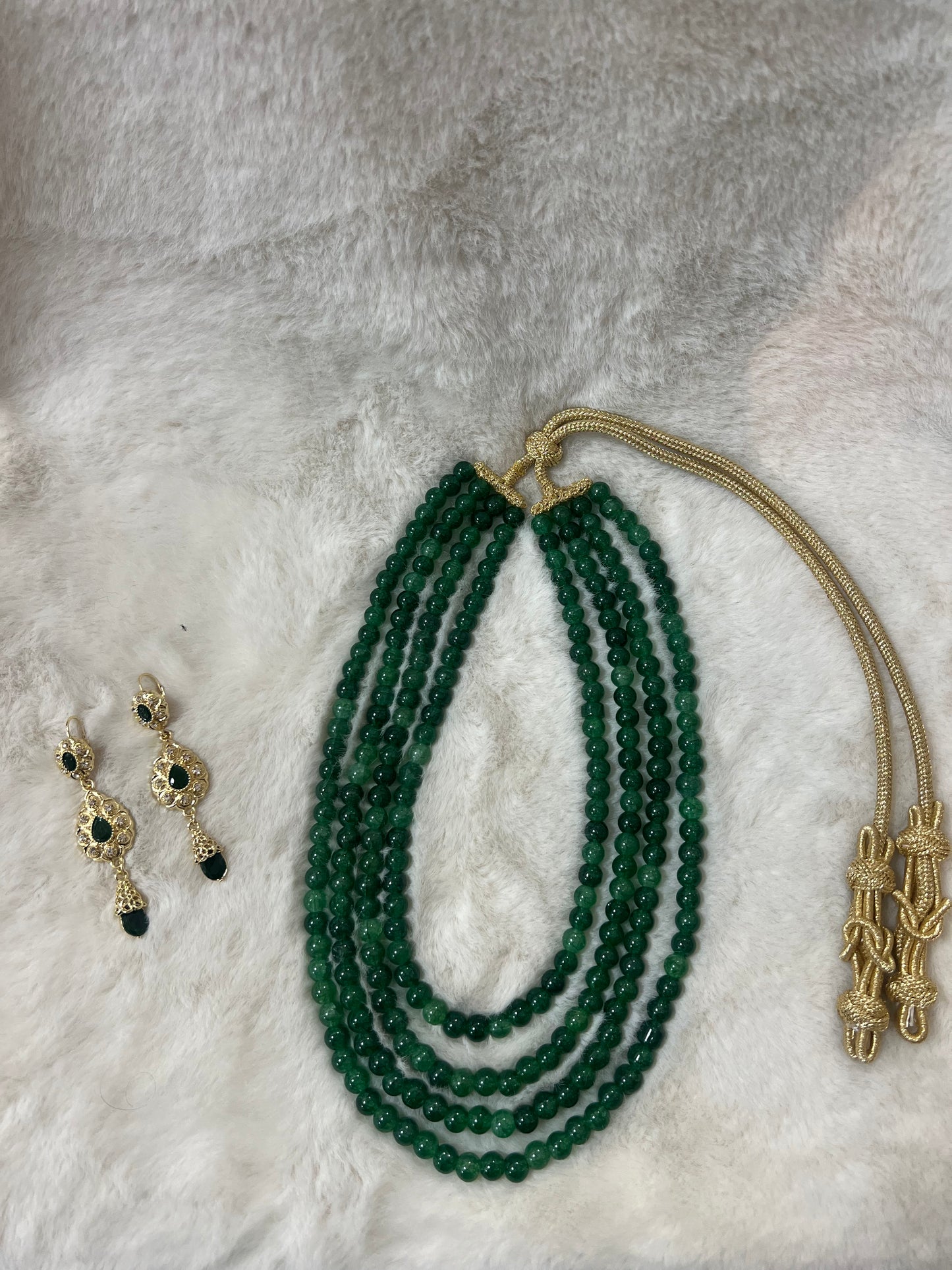 Traditionele sieraden set - Groen