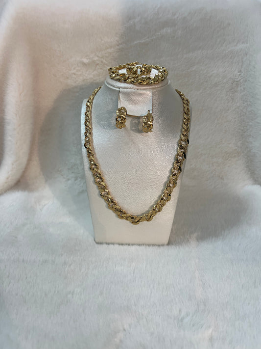 Traditionele sieraden set - Gourmit (dik gevlochten)