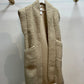 Wollen open vest