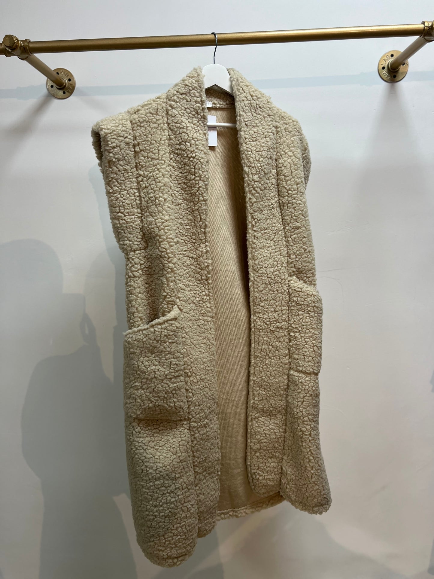 Wollen open vest