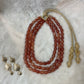 Traditionele set - Kralenketting koraal