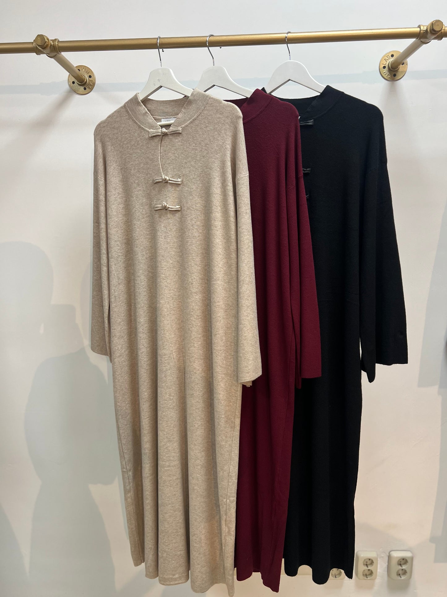 Jurk met knoopdetails