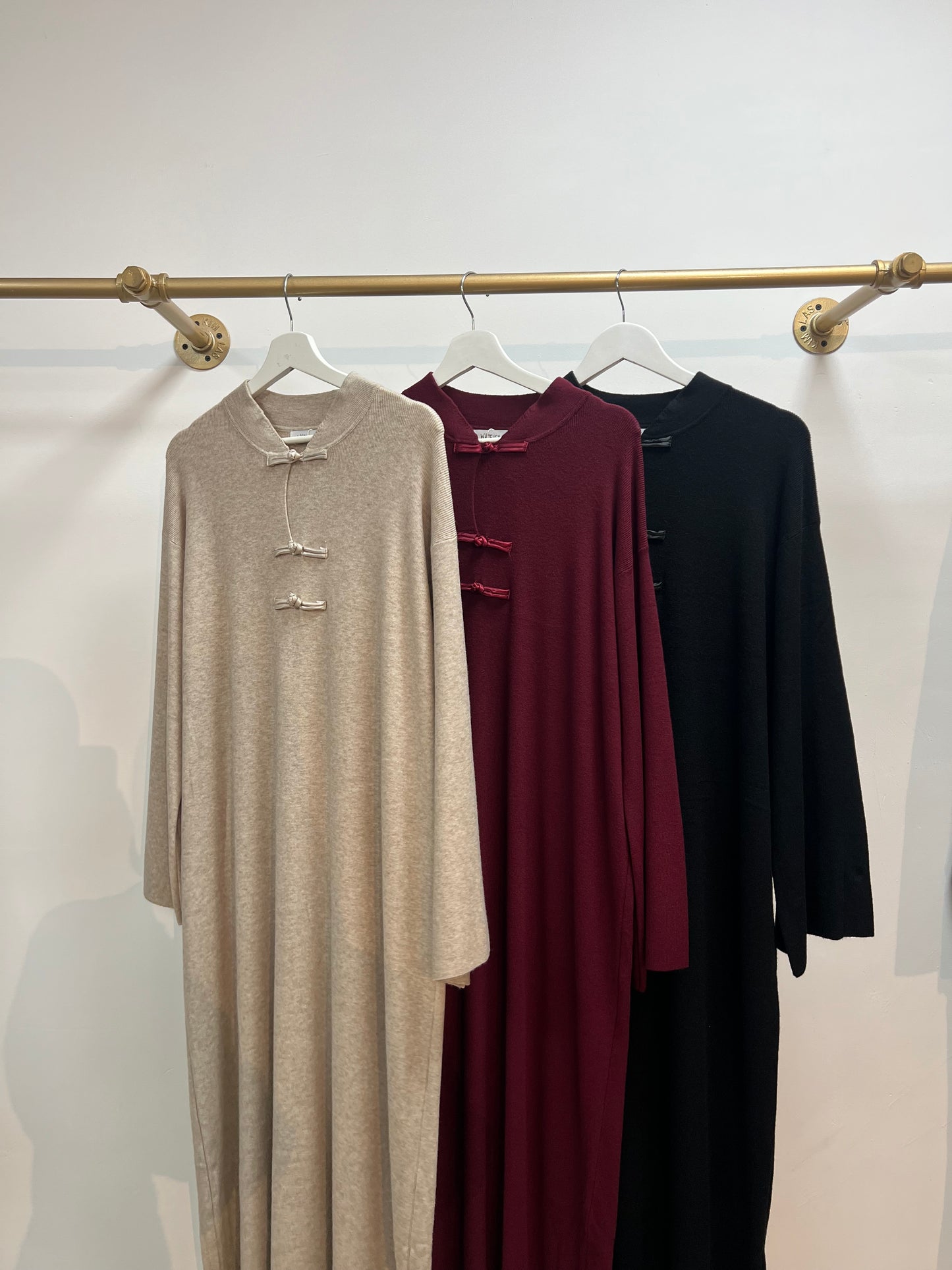 Jurk met knoopdetails