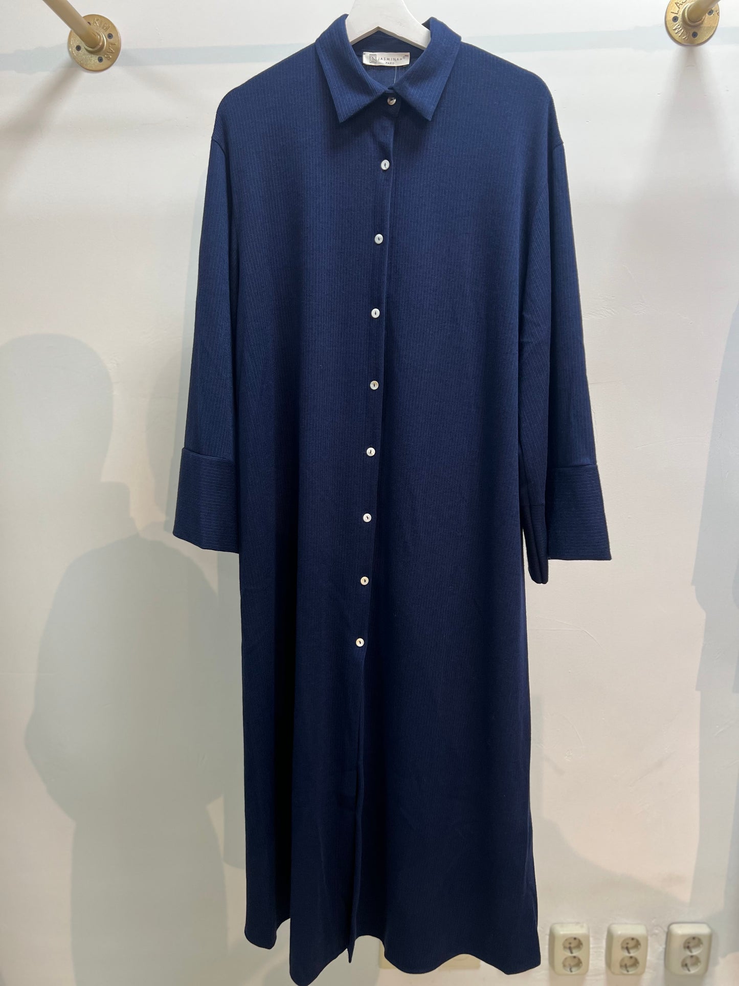 Wollen jurk met knopen