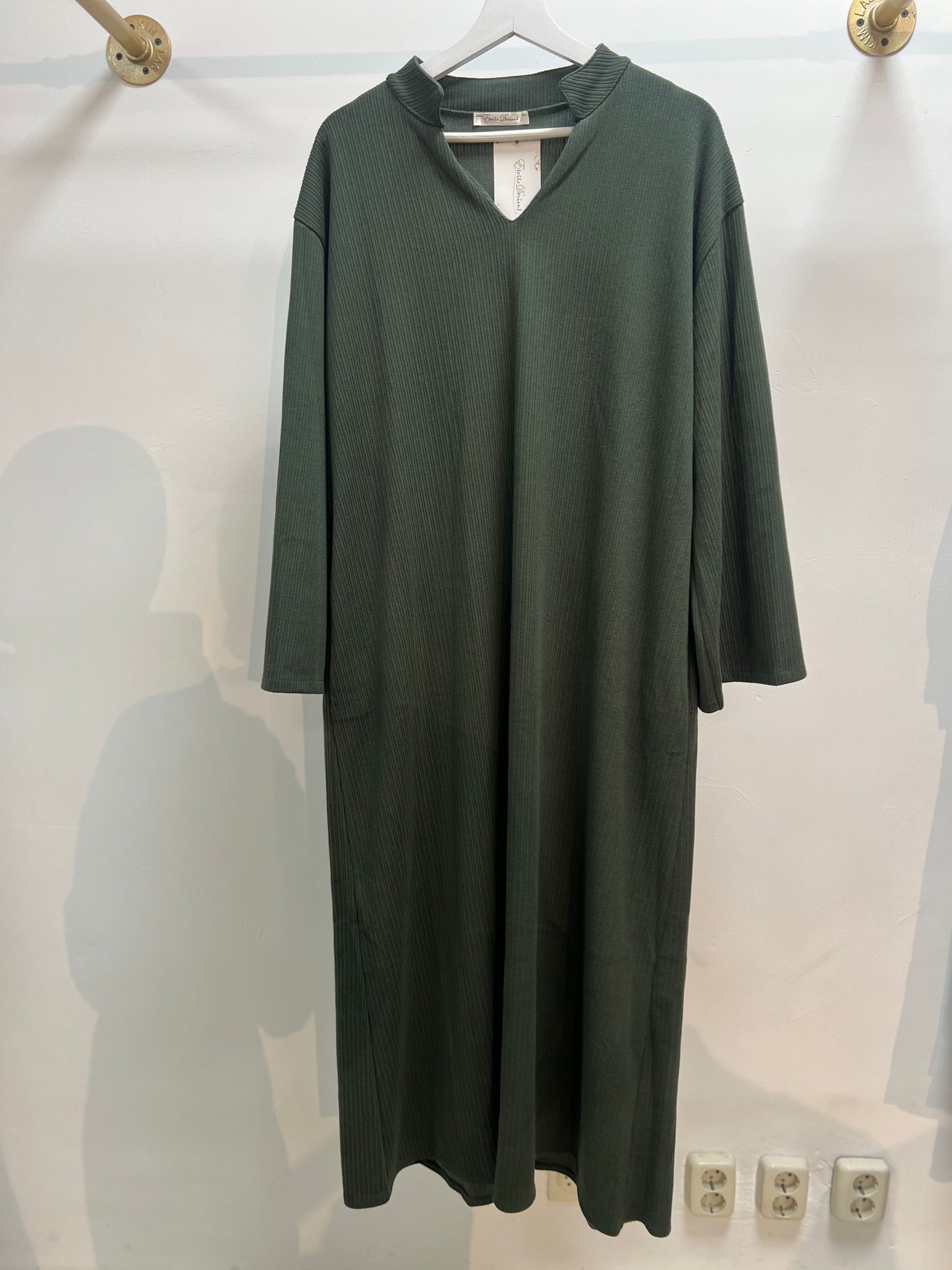 Wollen jurk met kraag