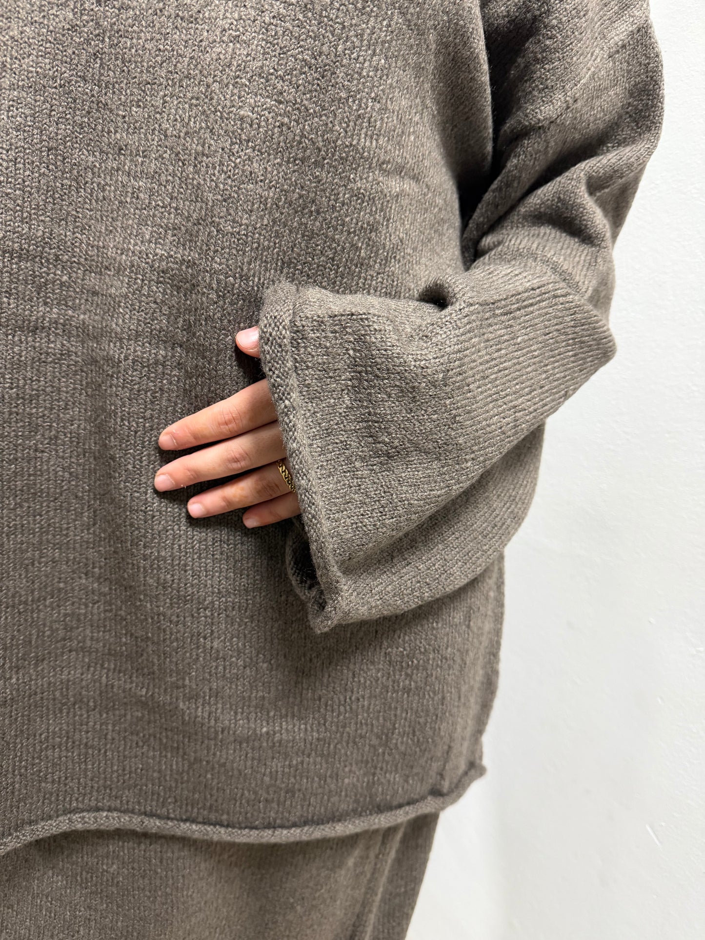 NIEUW - Twinset wol met rok