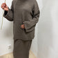NIEUW - Twinset wol met rok