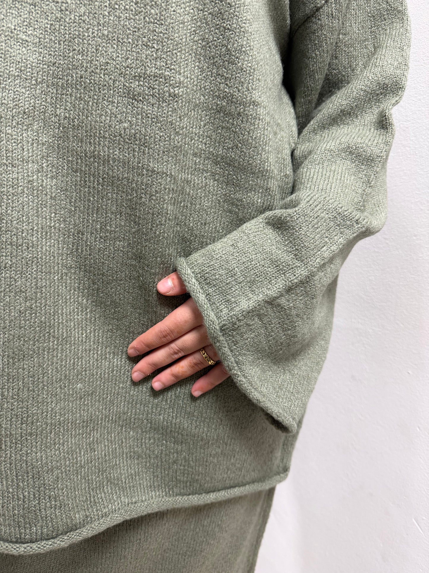 NIEUW - Twinset wol met rok