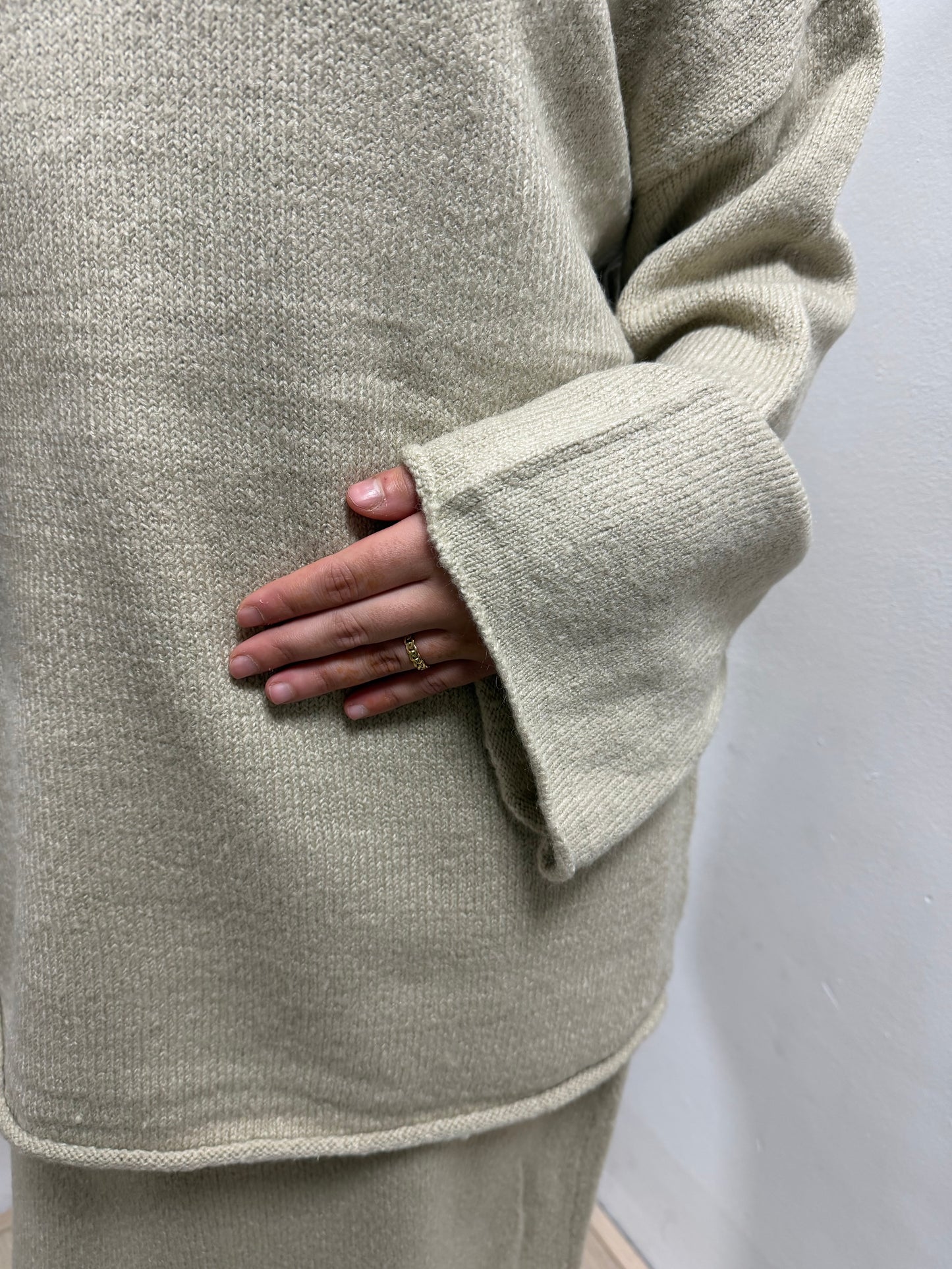NIEUW - Twinset wol met rok
