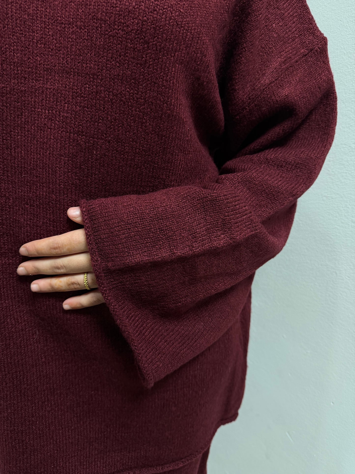 NIEUW - Twinset wol met rok