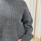 Wollen twinset met rok