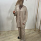 Twinset met knoop details en lage v-hals