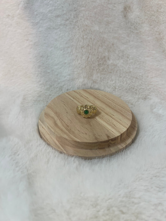 Traditionele sieraden - Goud met groen - Ring Amira