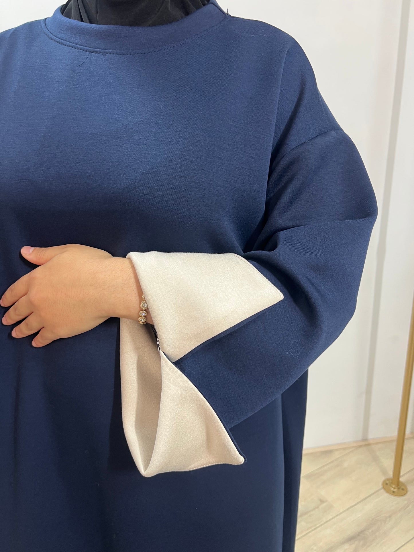 Jurk met detail mouwen