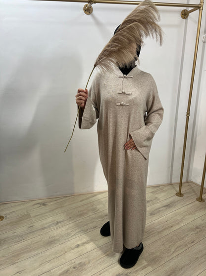 Jurk met knoopdetails