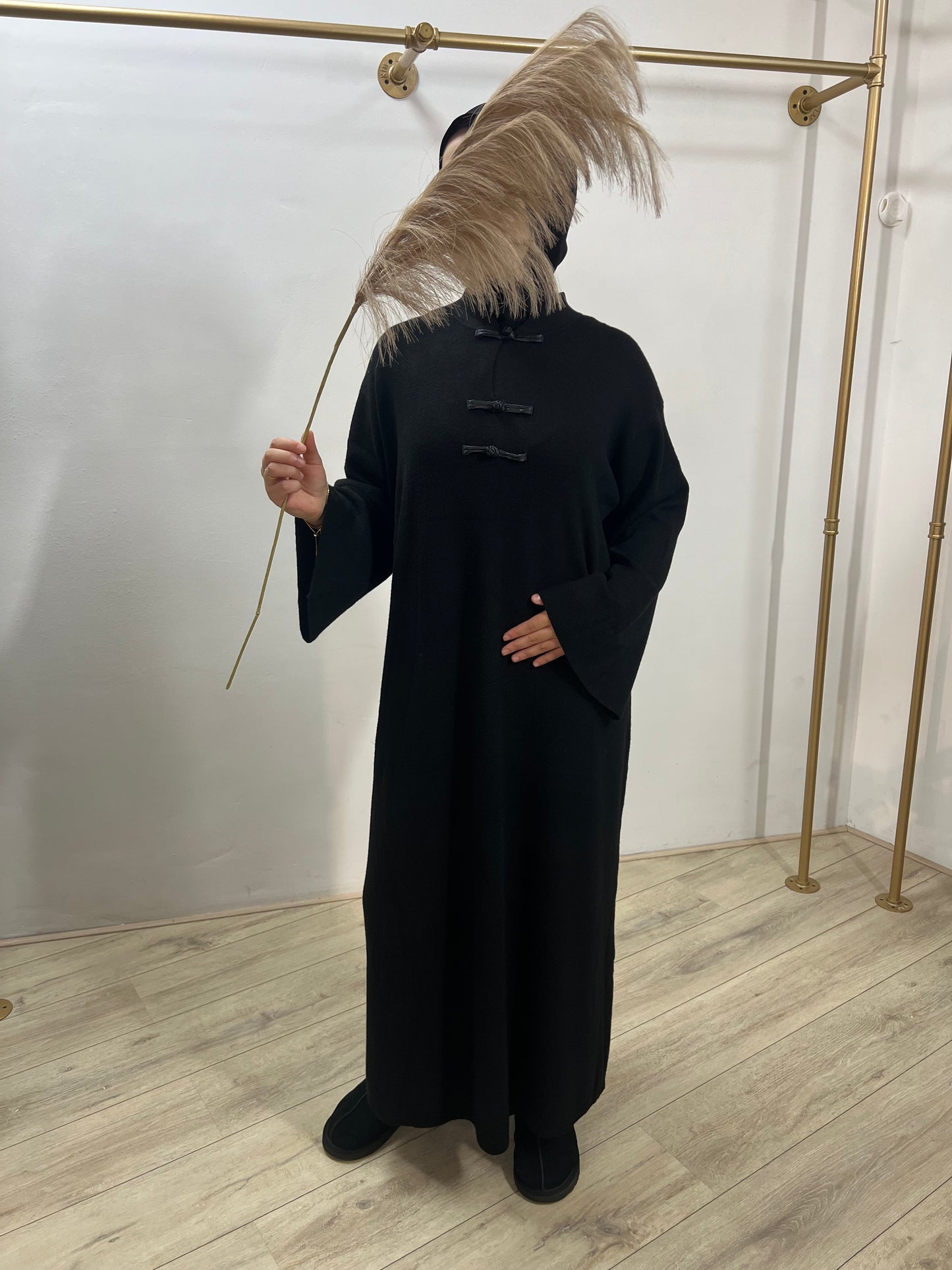 Jurk met knoopdetails